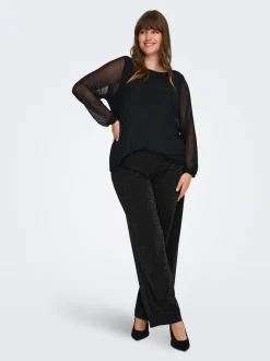 CARALYA Wide Leg Fit Pantaloni a gamba larga