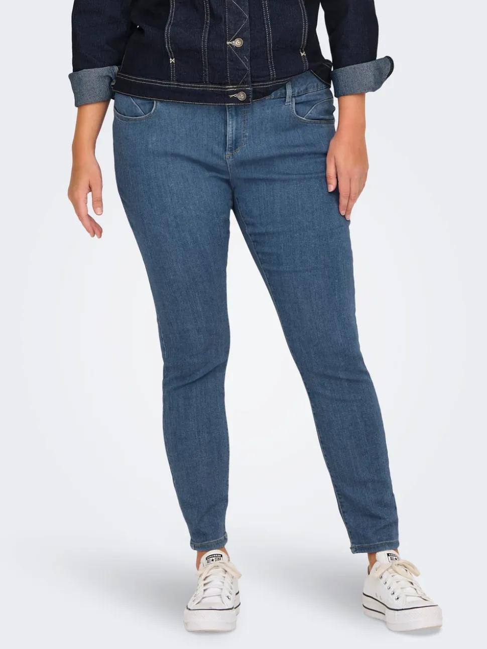 CARANNA Vita media Skinny Fit Jeans