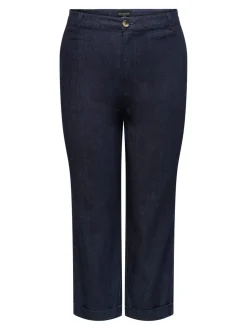 CARASHBY Straight Fit Cropped Jeans
