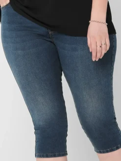 CARAUGUSTA Vita alta Skinny Fit Bermuda in jeans