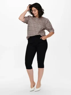 CARAUGUSTA Vita alta Skinny Fit Bermuda in jeans
