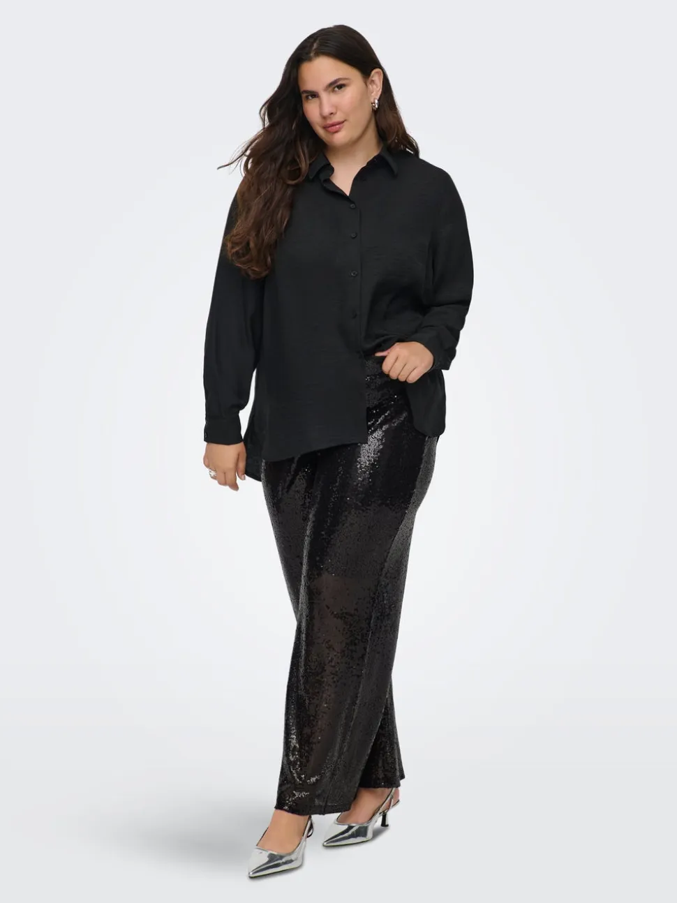 CARBECCA Wide Leg Fit Pantaloni