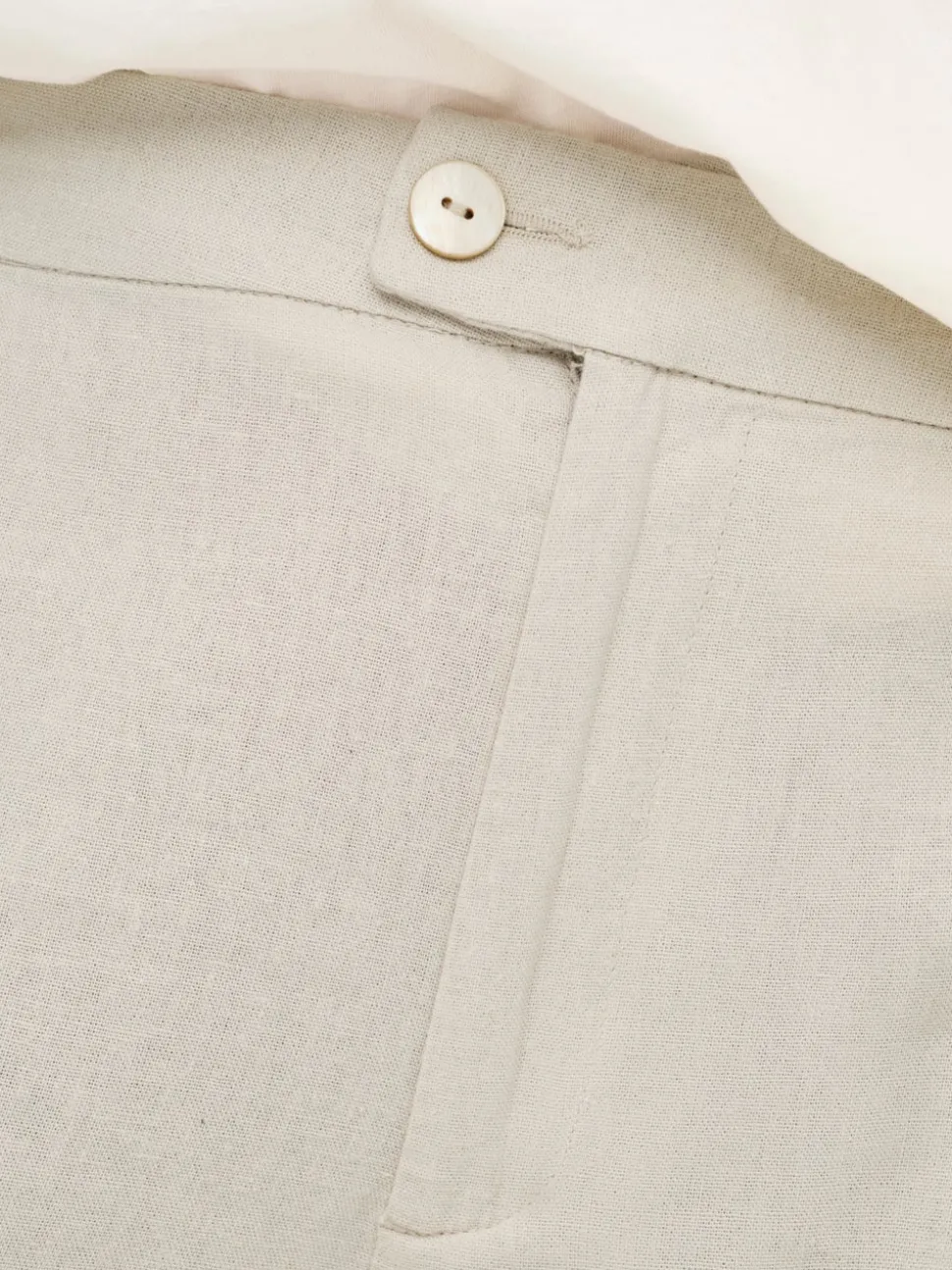 CARCARO Vita alta Regular Fit Lino Bermuda