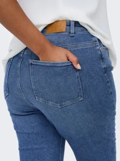 CARCATWALK Vita alta Mom Fit Lunghezza alla caviglia Jeans