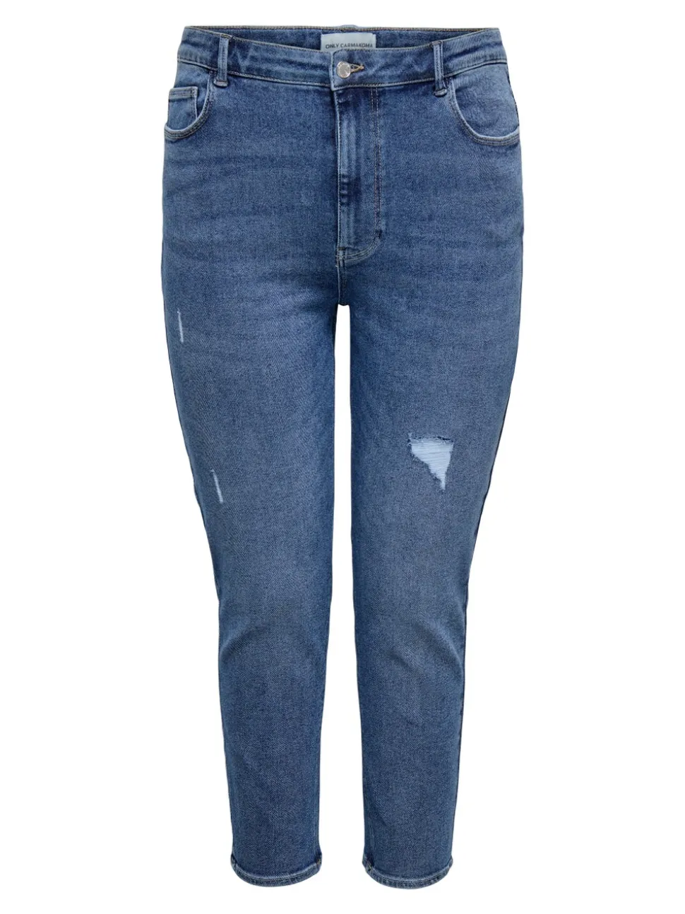 CARCATWALK Vita alta Mom Fit Lunghezza alla caviglia Jeans