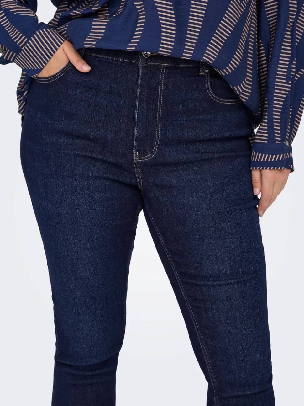 CARCRUZ Vita alta Skinny Fit Lunghezza alla caviglia Jeans