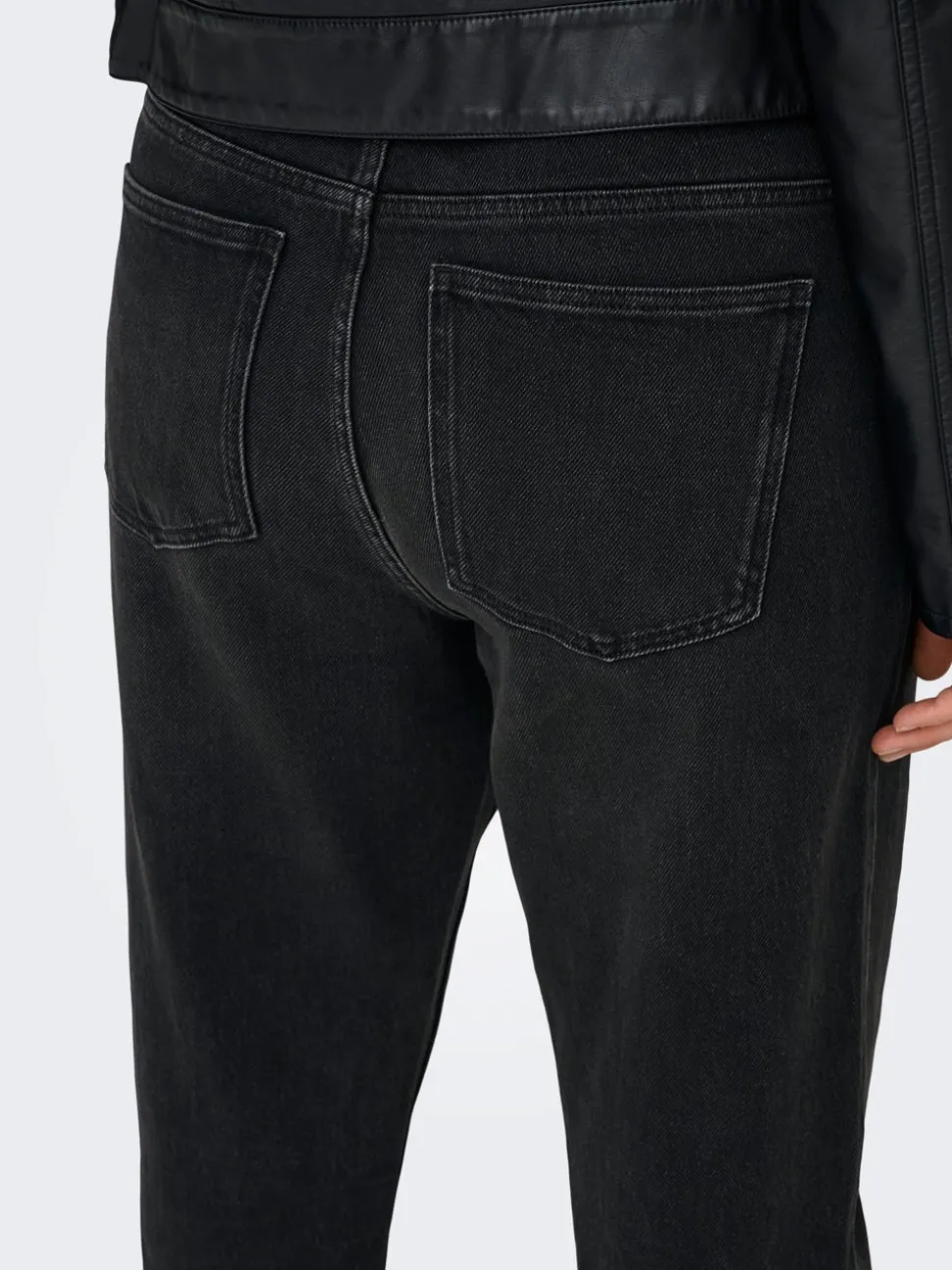 CAREMILY Vita alta Straight Fit Lunghezza alla caviglia Jeans