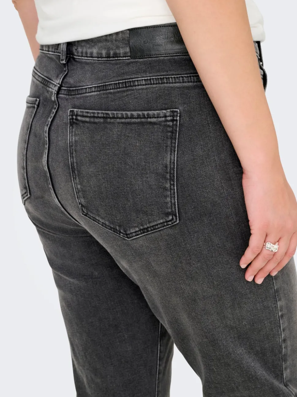 CAREMILY Vita alta Straight Fit Jeans