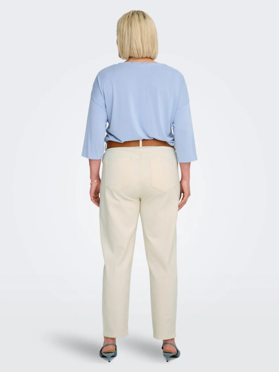 CAREMILY Vita alta Straight Fit Jeans