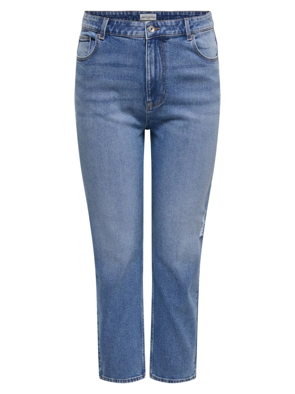 CAREMILY Vita alta Straight Fit Lunghezza alla caviglia Jeans