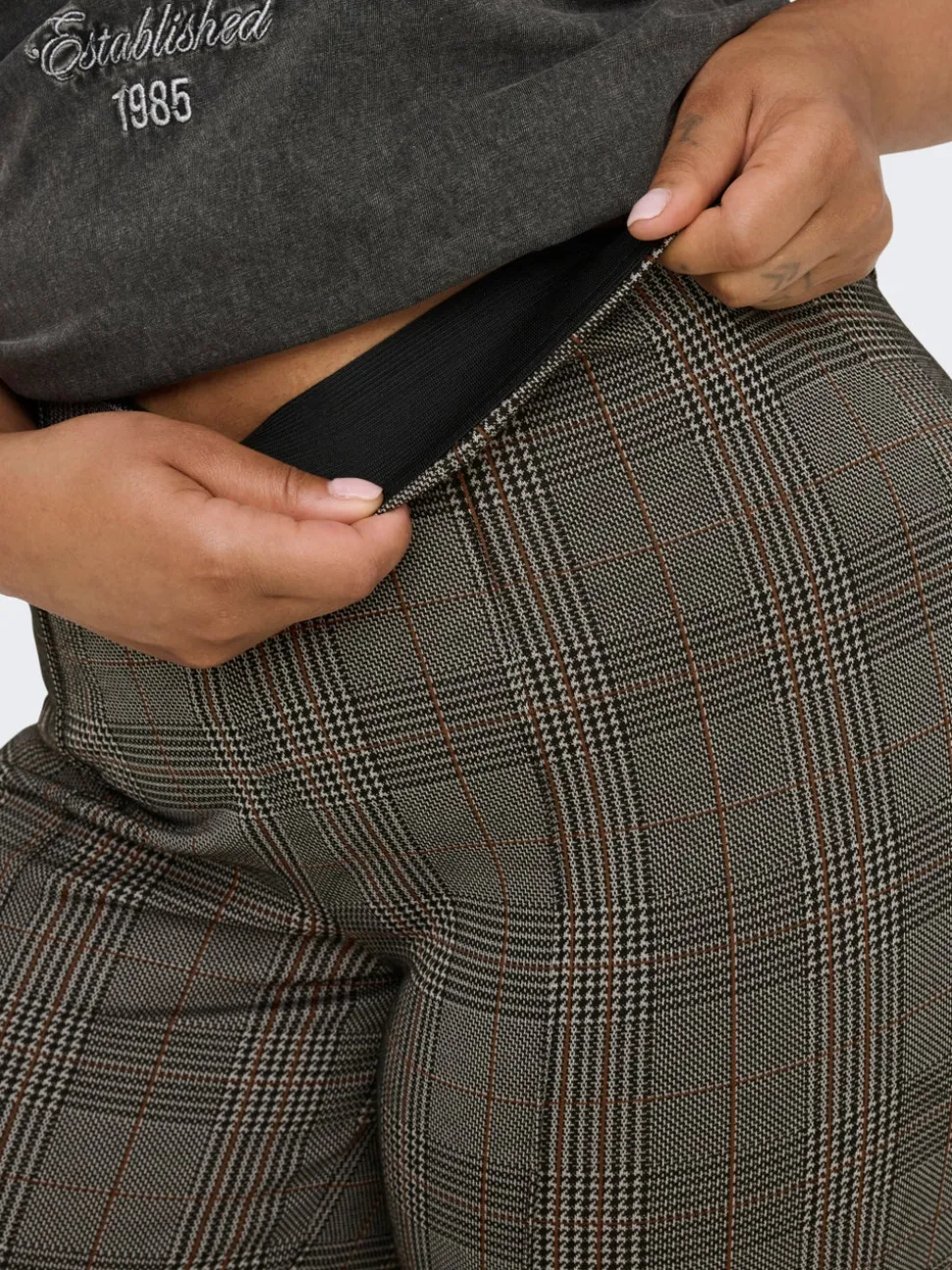 CARFINE Wide Leg Fit Pantaloni