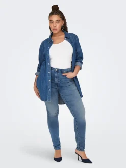 CARFOREVER Vita alta Skinny Fit Jeans