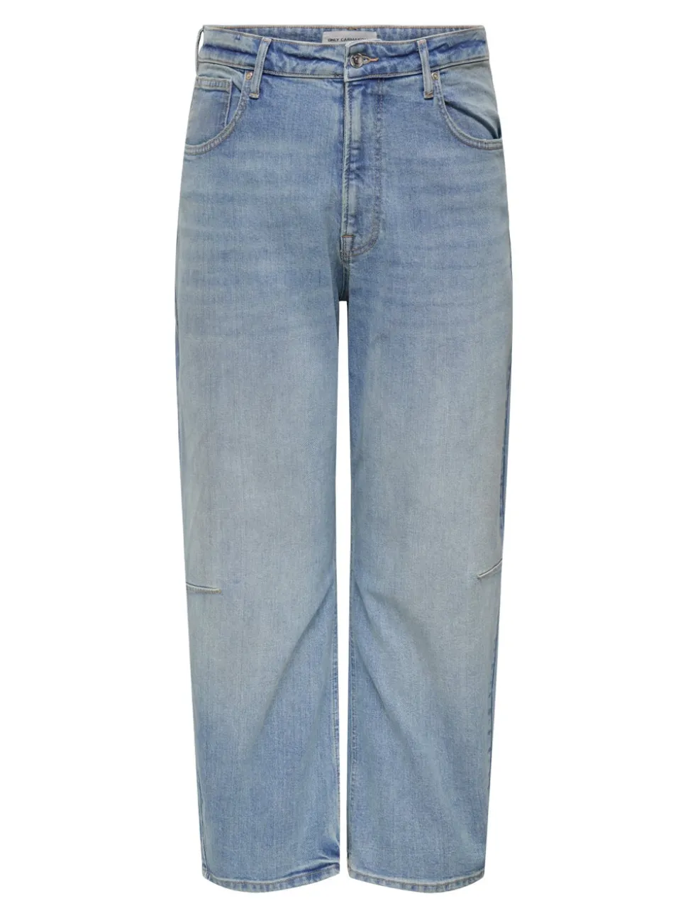 CARFRANKIE Vita alta Barrel fit Lunghezza alla caviglia Jeans