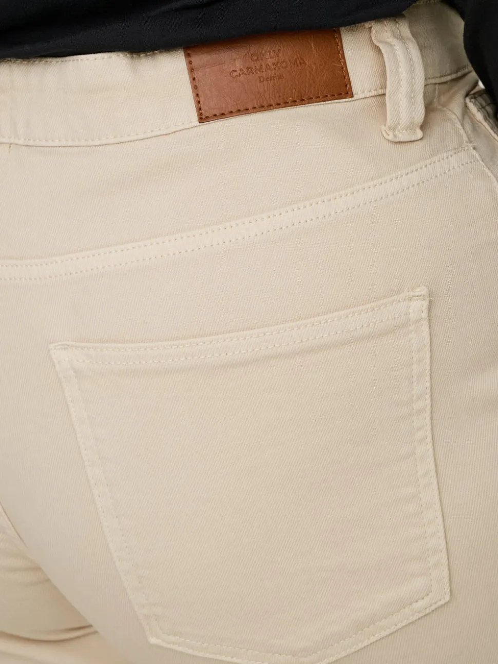 CARFRANKIE Vita alta Barrel fit Lunghezza alla caviglia Jeans