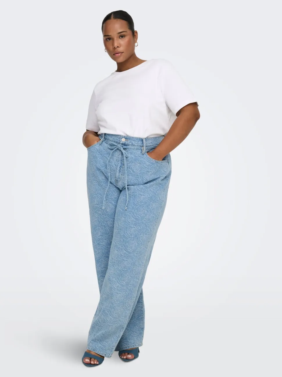 CARGIANNA Vita media Straight Fit Jeans
