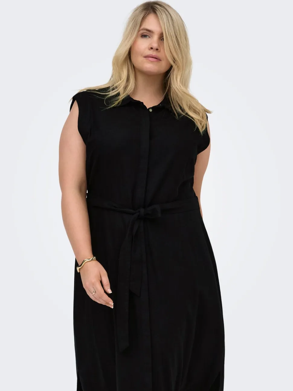 CARGOA Lino Vestito lungo