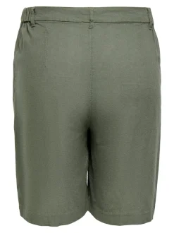 CARGOA Loose Fit Lino Bermuda formali