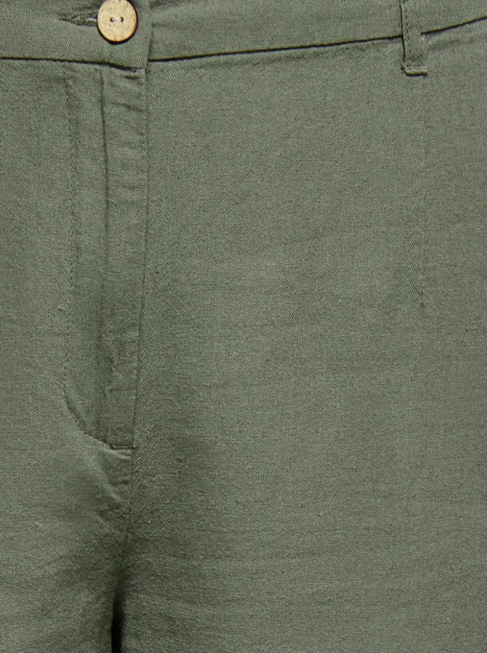 CARGOA Loose Fit Lino Bermuda formali