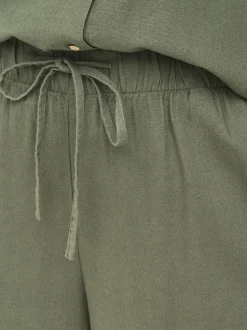 CARGOA Straight Fit Lino Pantaloni