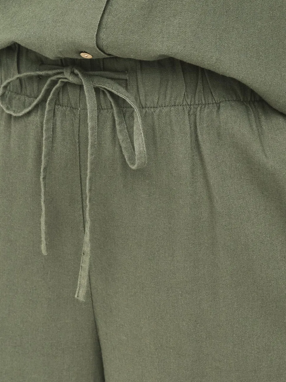 CARGOA Straight Fit Lino Pantaloni