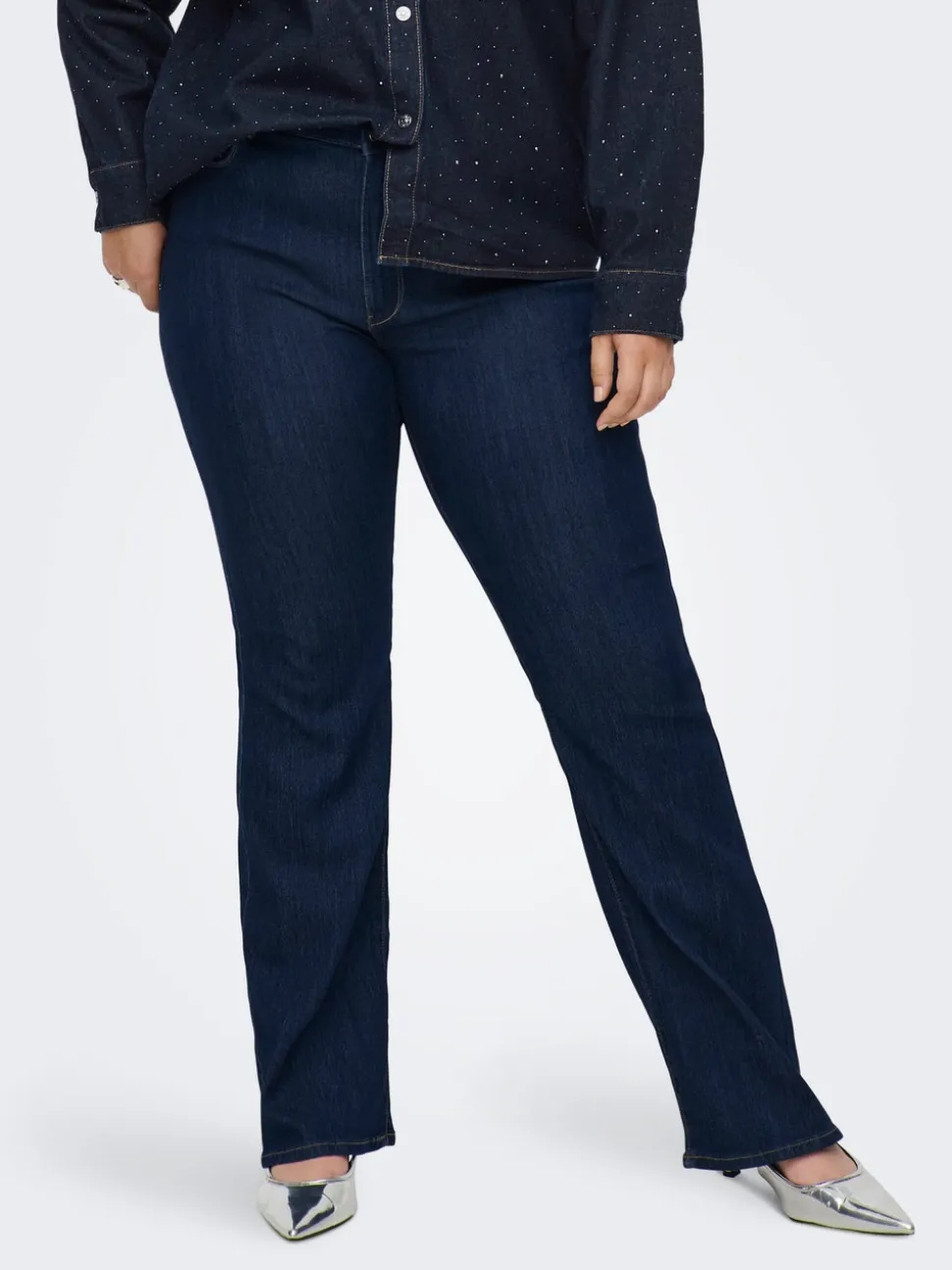 CARHELLA Vita alta Flared Fit Jeans