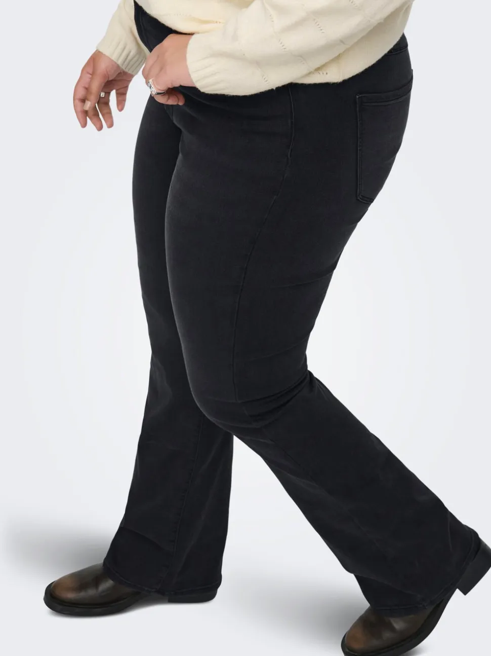CARHELLA Vita alta Flared Fit Jeans