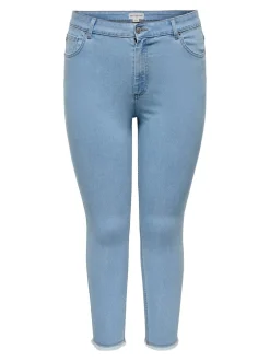 -CARHUSH Vita media Skinny Fit Lunghezza alla caviglia Jeans