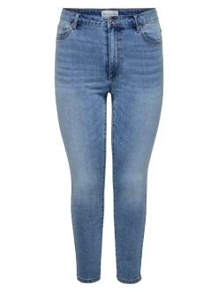 CARICONIC Vita alta Skinny Fit Lunghezza alla caviglia Jeans