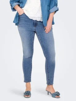 CARICONIC Vita alta Skinny Fit Lunghezza alla caviglia Jeans