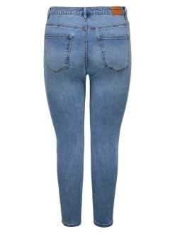 CARICONIC Vita alta Skinny Fit Lunghezza alla caviglia Jeans