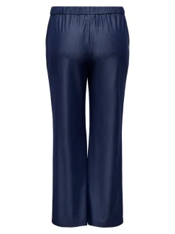 CARIRIA Wide Leg Fit Lino Pantaloni a gamba larga