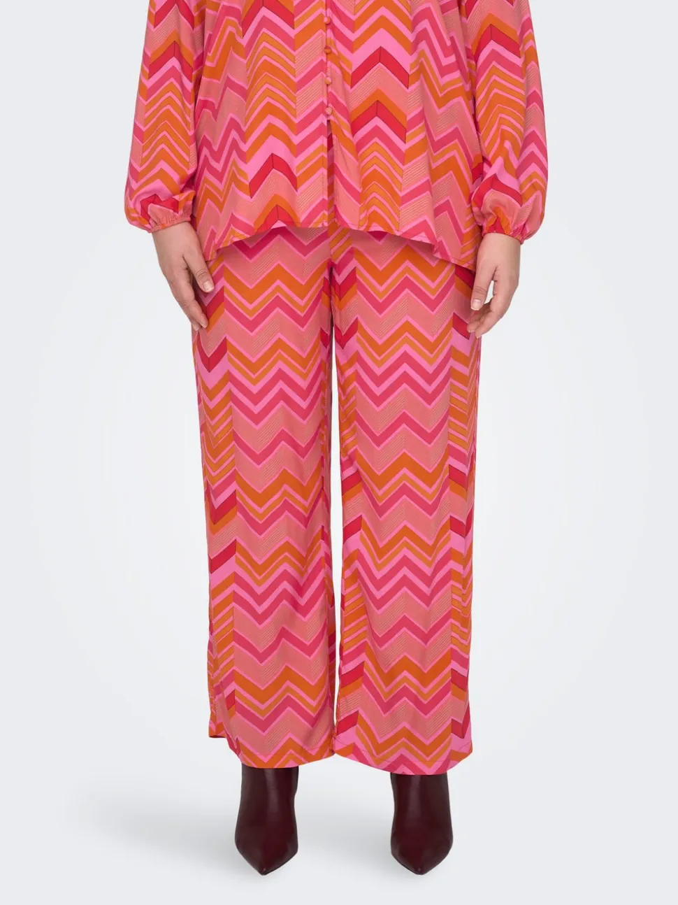 CARJARA Loose Fit Pantaloni palazzo