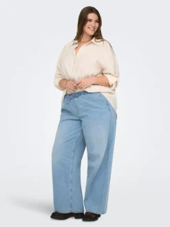 CARJAY Vita alta Wide Leg Fit Jeans