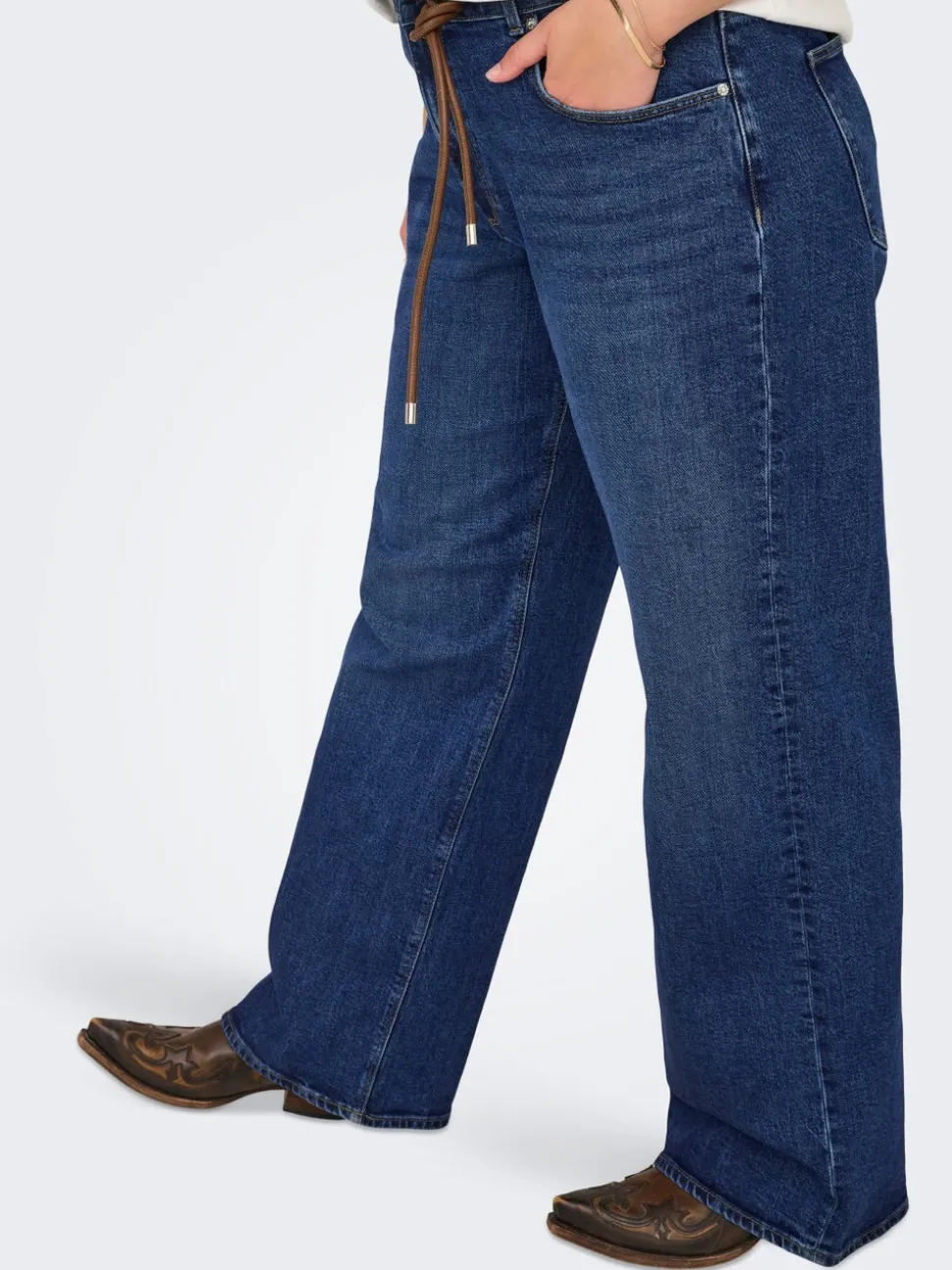 CARJUICY Vita alta Wide Leg Fit Jeans