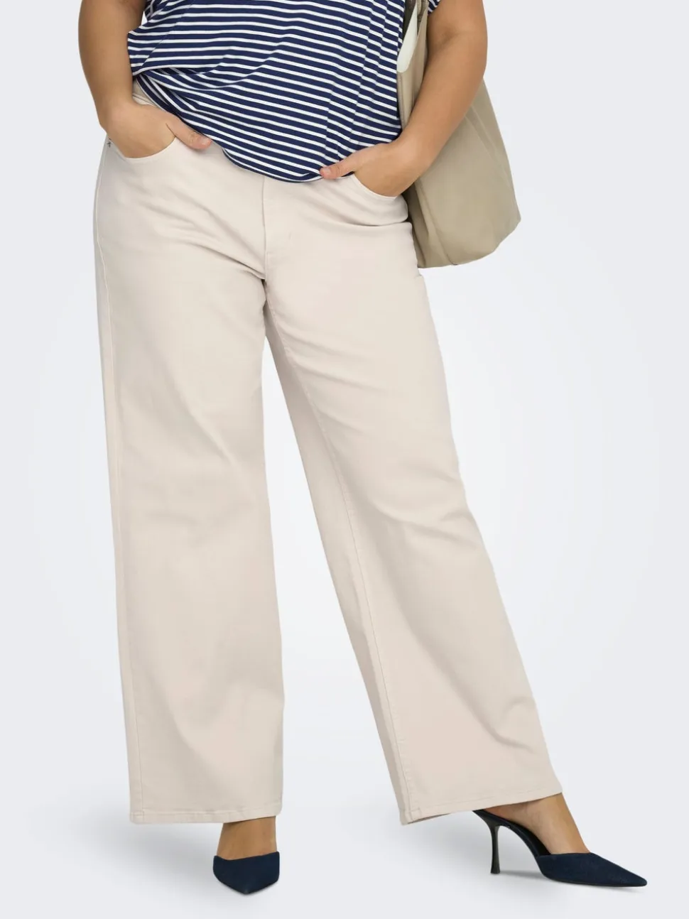 CARJUICY Vita alta Wide Leg Fit Jeans