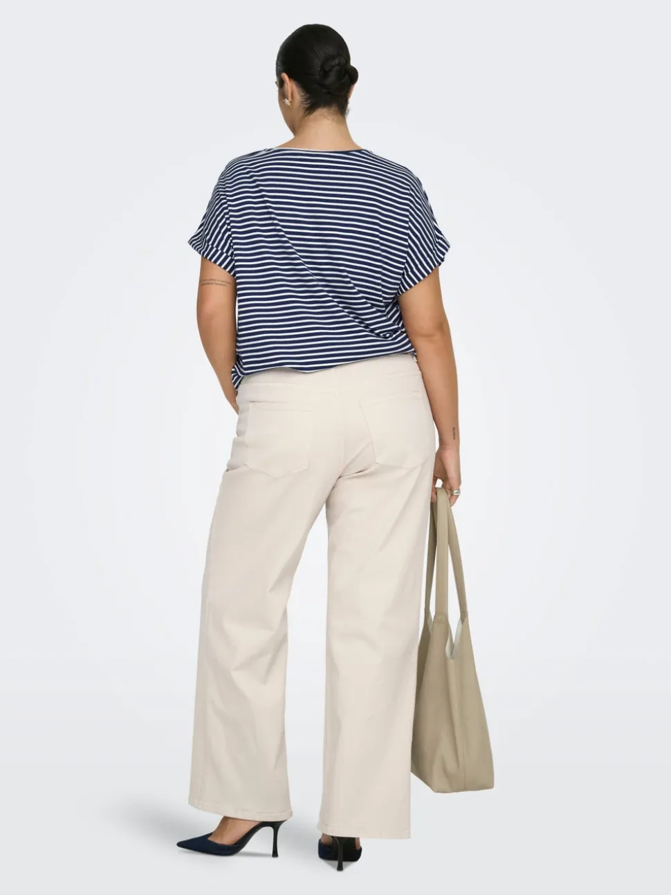 CARJUICY Vita alta Wide Leg Fit Jeans