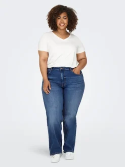 CARJUICY Vita alta Wide Leg Fit Jeans