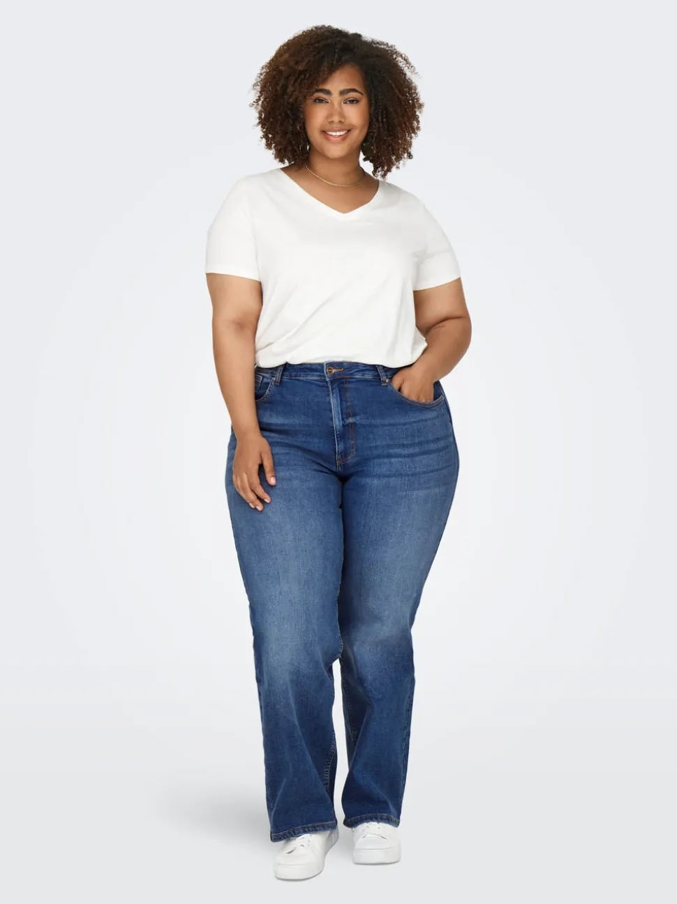 CARJUICY Vita alta Wide Leg Fit Jeans