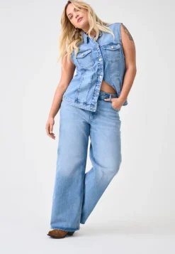 CARJUICY Vita alta Wide Leg Fit Jeans