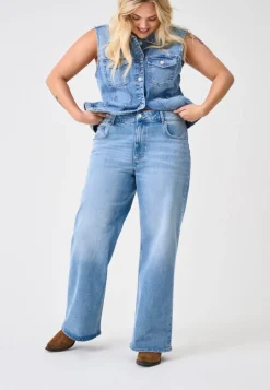 CARJUICY Vita alta Wide Leg Fit Jeans