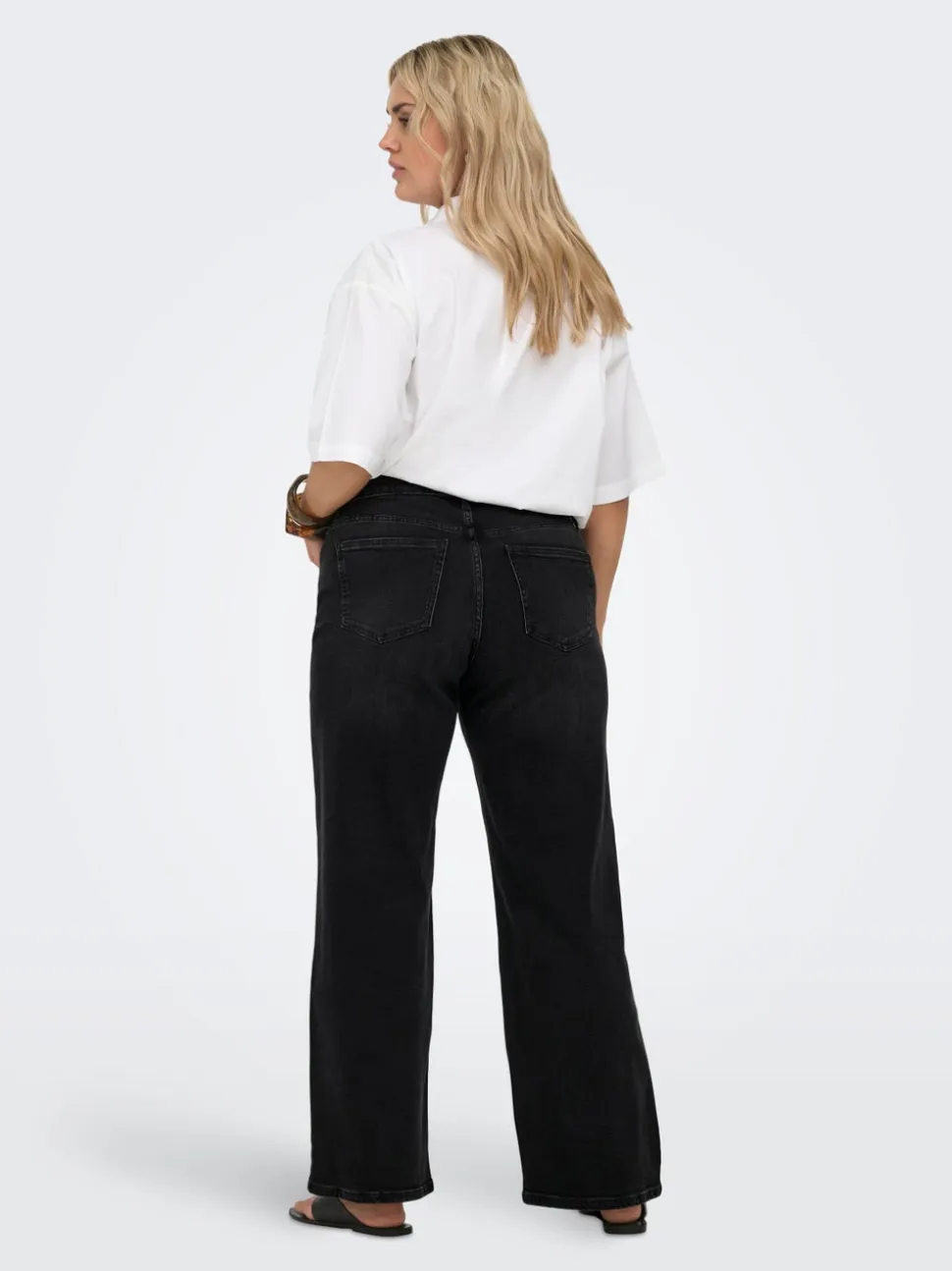 CARJULLES Vita bassa Wide Leg Fit Jeans