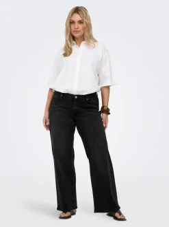CARJULLES Vita bassa Wide Leg Fit Jeans