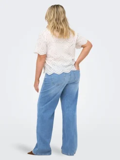 CARJULLES Vita bassa Wide Leg Fit Jeans