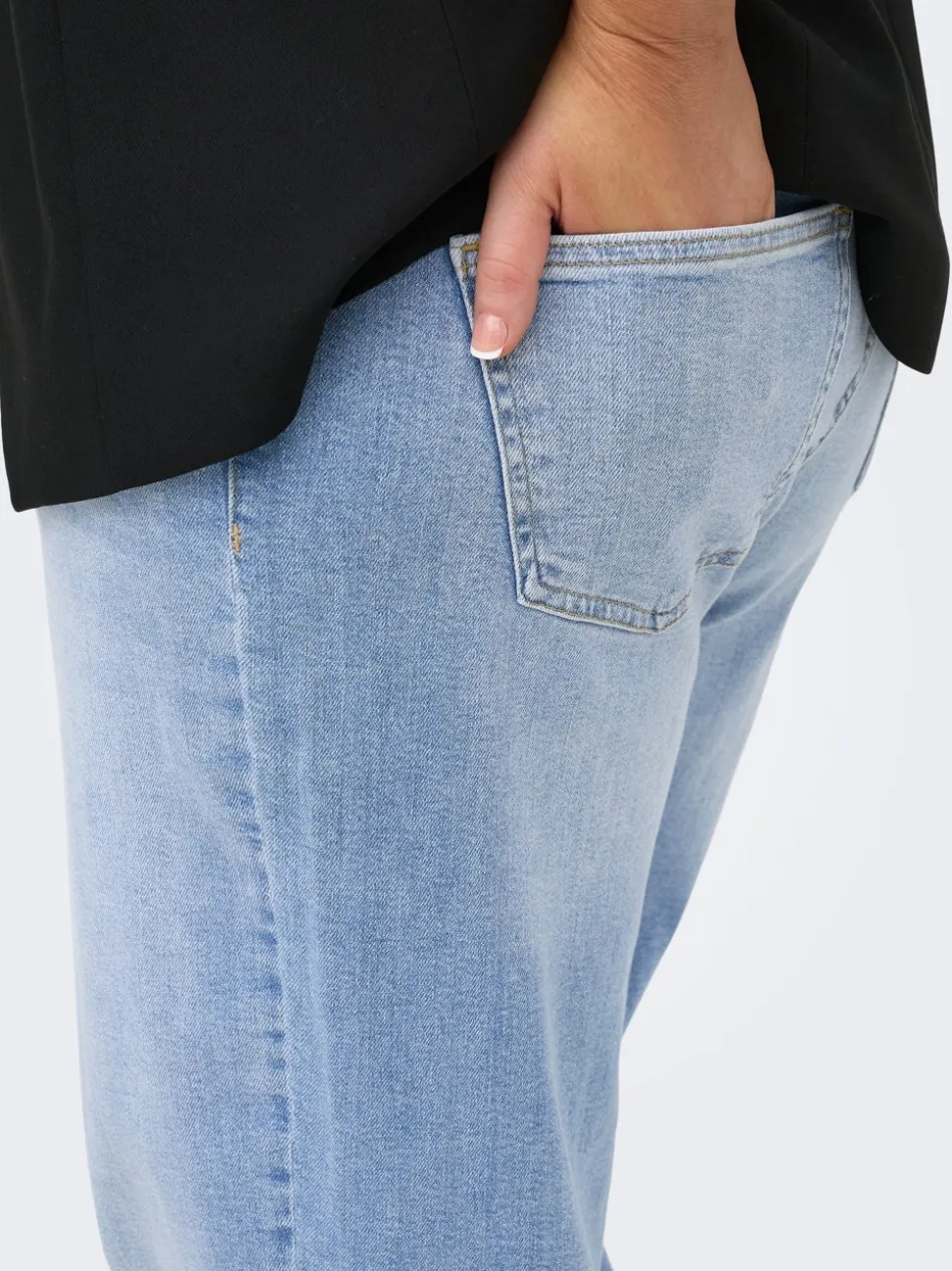 CARJULLES Vita media Wide Leg Fit Jeans