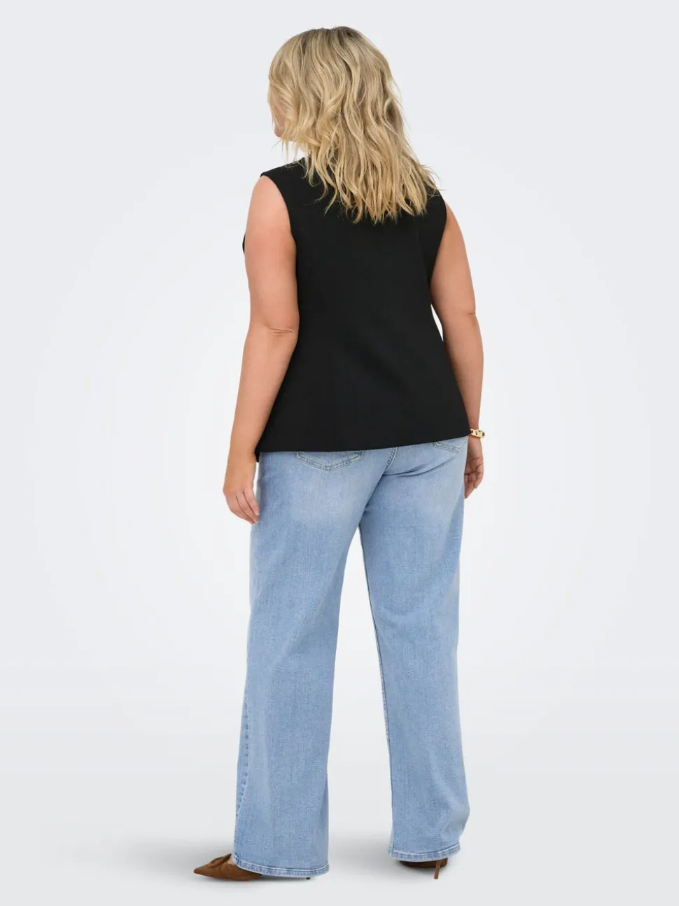 CARJULLES Vita media Wide Leg Fit Jeans