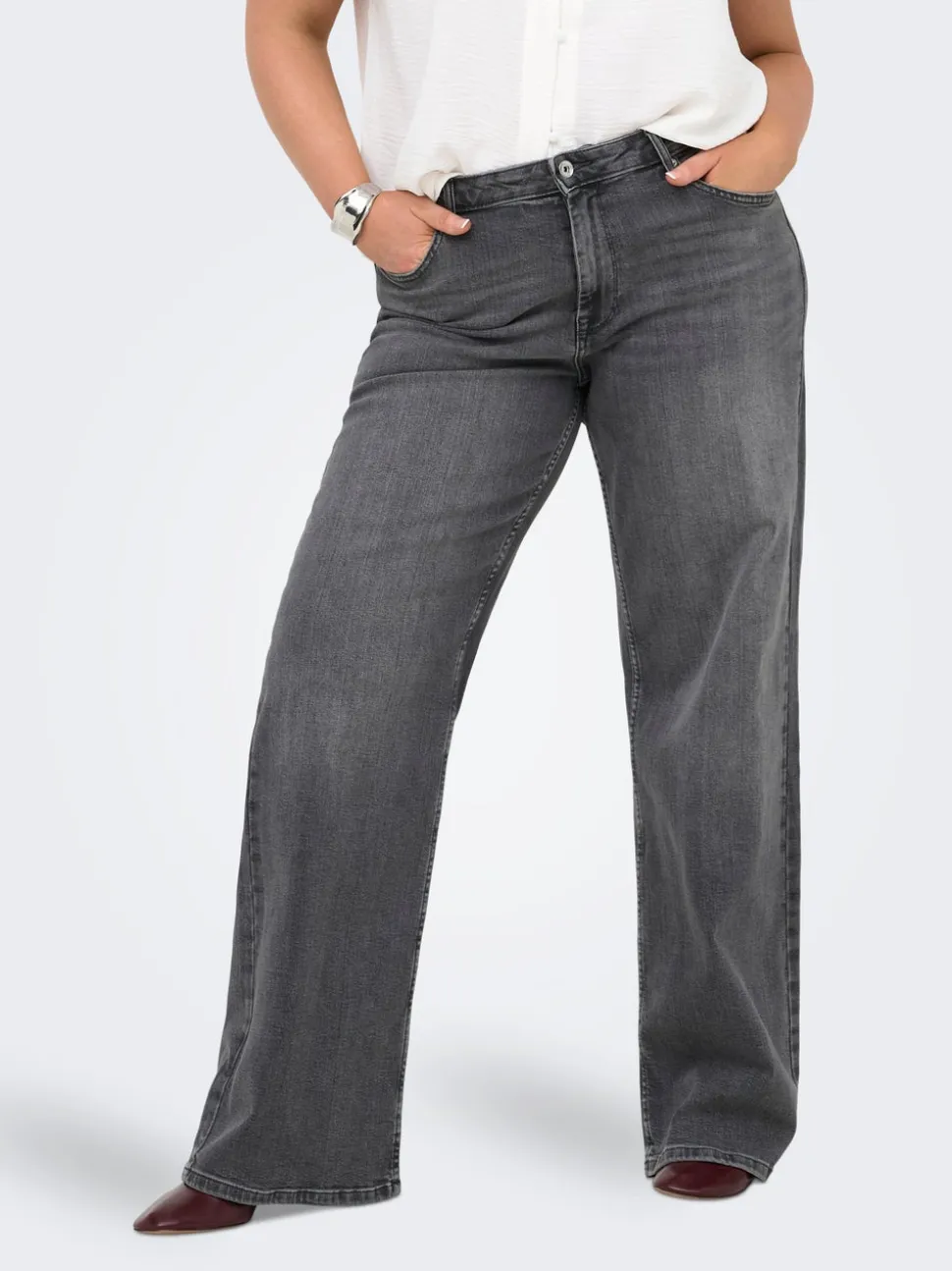 CARJULLES Vita media Wide Leg Fit Jeans
