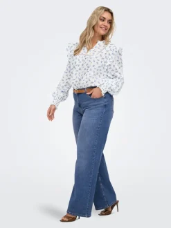 CARJULLES Vita media Wide Leg Fit Jeans