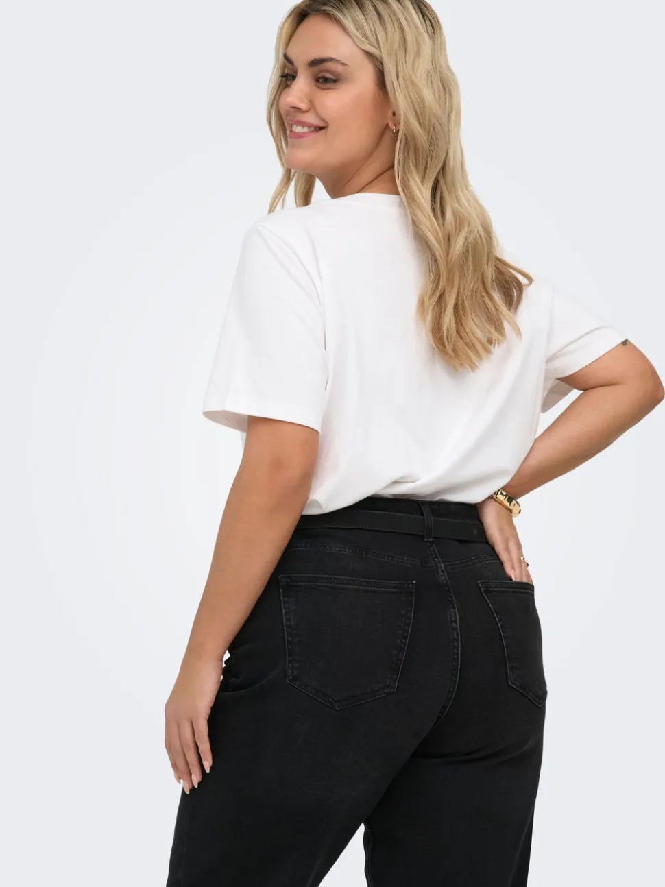 CARJULLES Vita media Wide Leg Fit Jeans