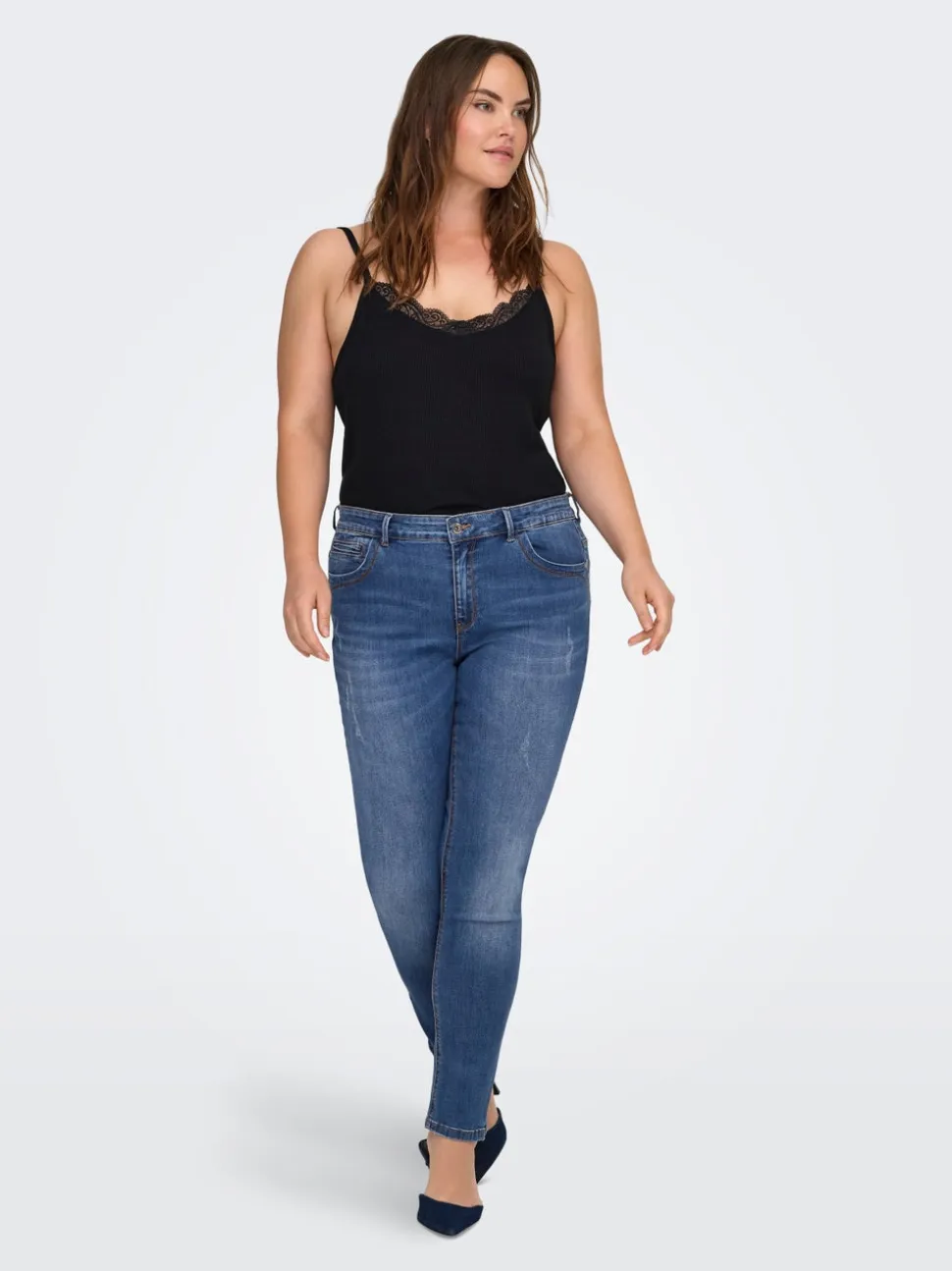 CARKARLA Vita regolare Skinny Fit Lunghezza alla caviglia Jeans