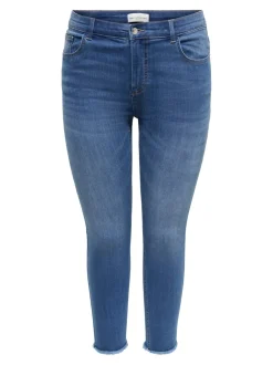CARLACE Vita media Skinny Fit Lunghezza alla caviglia Jeans